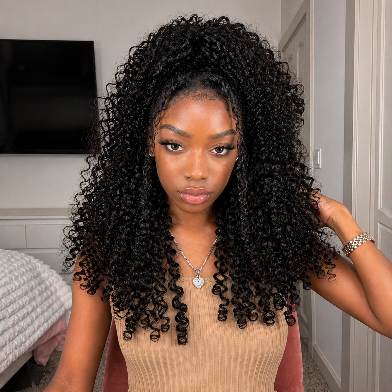Kinky Edges Curly Wig – Looks Like Your Real Hair
